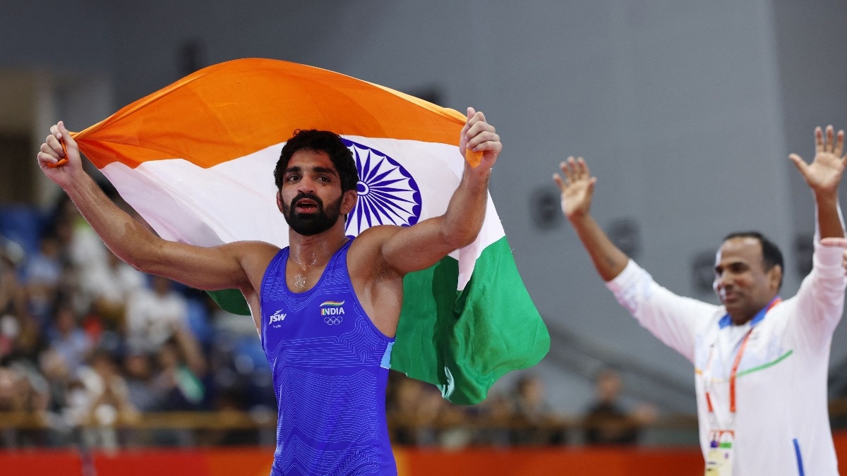 Indian Wrestler Aman Upsets World Champion to Claim Asian Games Gold