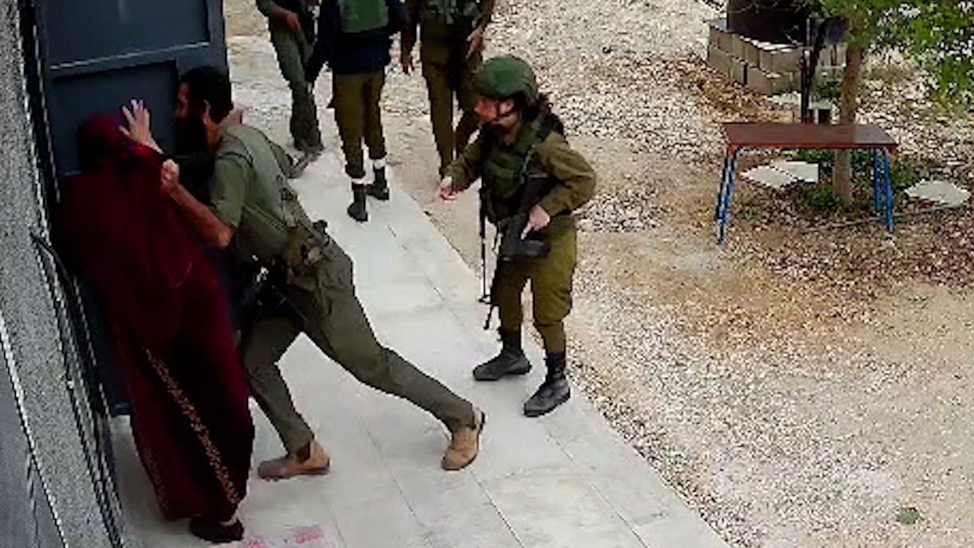 Video captures Israeli soldier assaulting Palestinian woman in West Bank raid