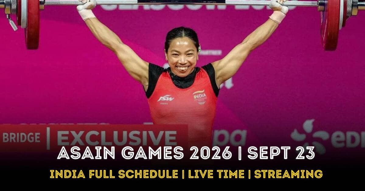 Chanu eyes Asian Games glory as India competes across seven medal events