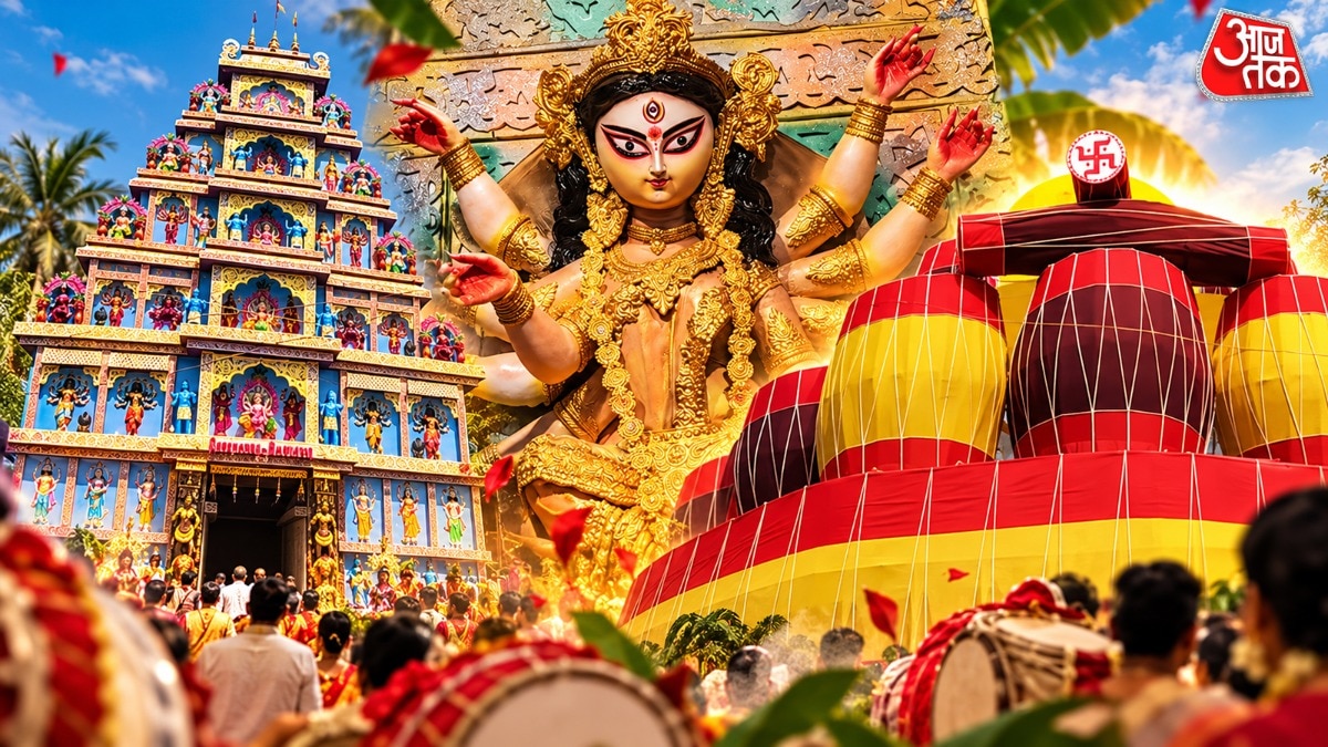 Prayagraj's Durga Pandals Showcase India's Diverse Cultural Heritage