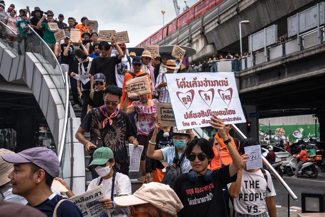 Thai protest veteran launches campaign capitalizing on public discontent