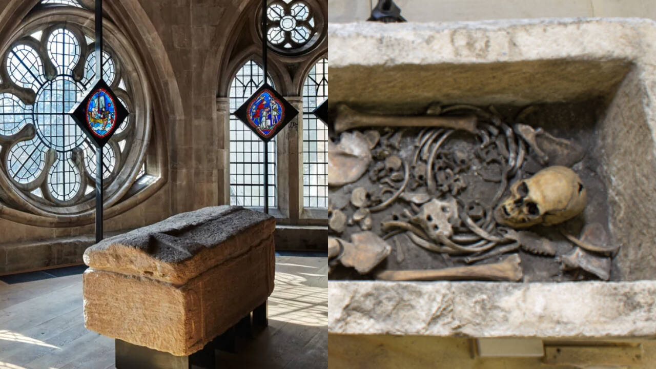 Medieval skeleton discovered in Westminster Abbey tomb