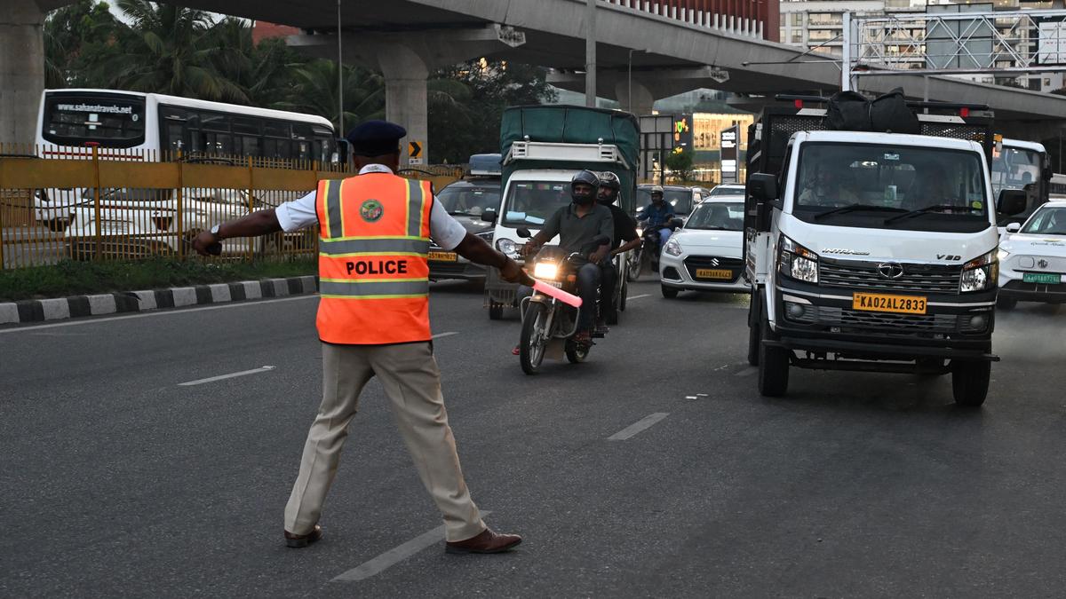 Bengaluru enforces vehicle curbs on airport road; two-wheeler ban sparks congestion