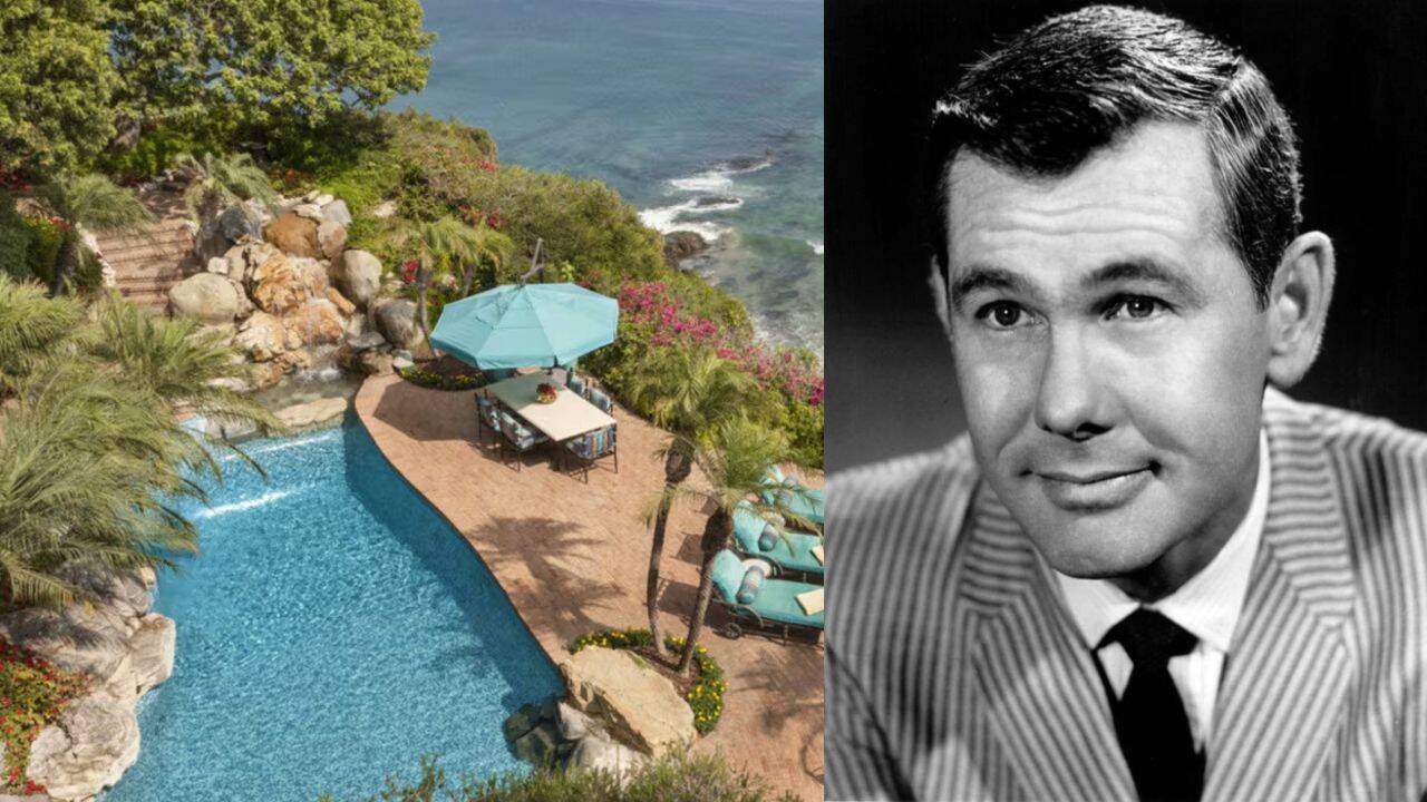 Johnny Carson's Malibu Estate Relisted at $110 Million Amid Price Volatility