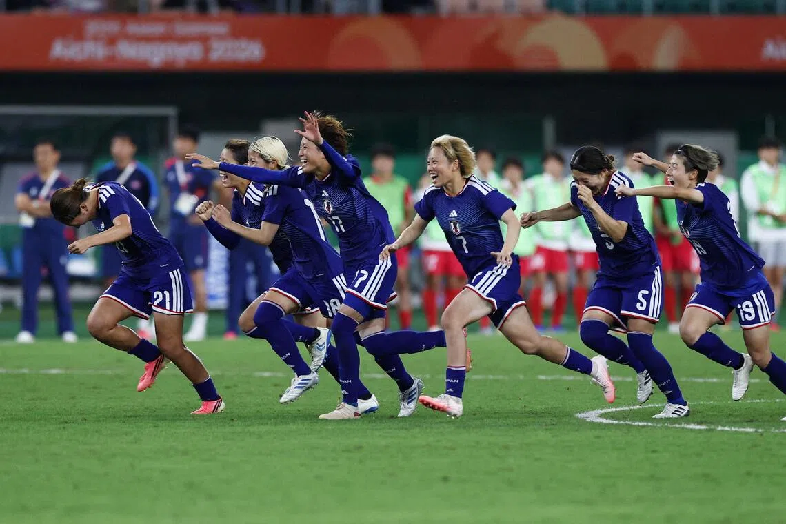 Japan clinches Asian Games women's football gold in penalty shootout thriller