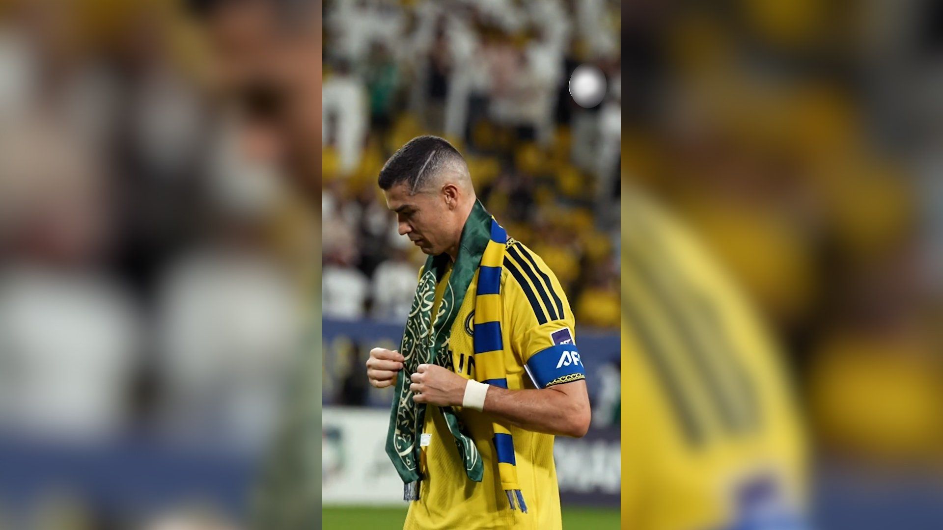 Ronaldo celebrates Al Nassr win amid Saudi missile alert disruption