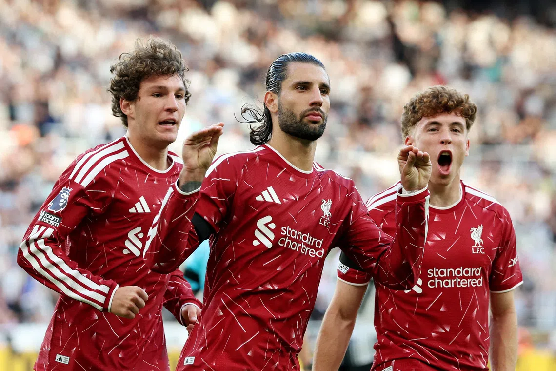 Liverpool salvage draw at Newcastle in Iraola's debut