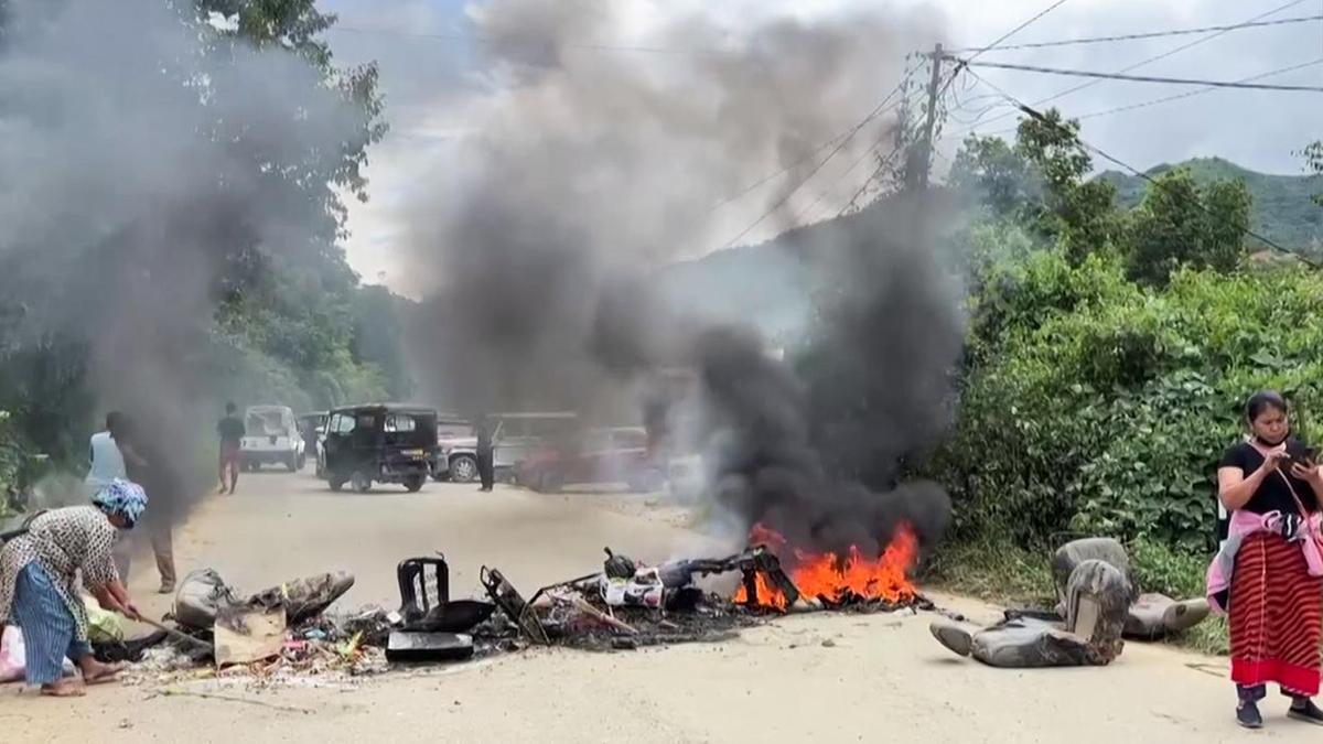 CRPF personnel wounded in Manipur gunfight; homes set ablaze