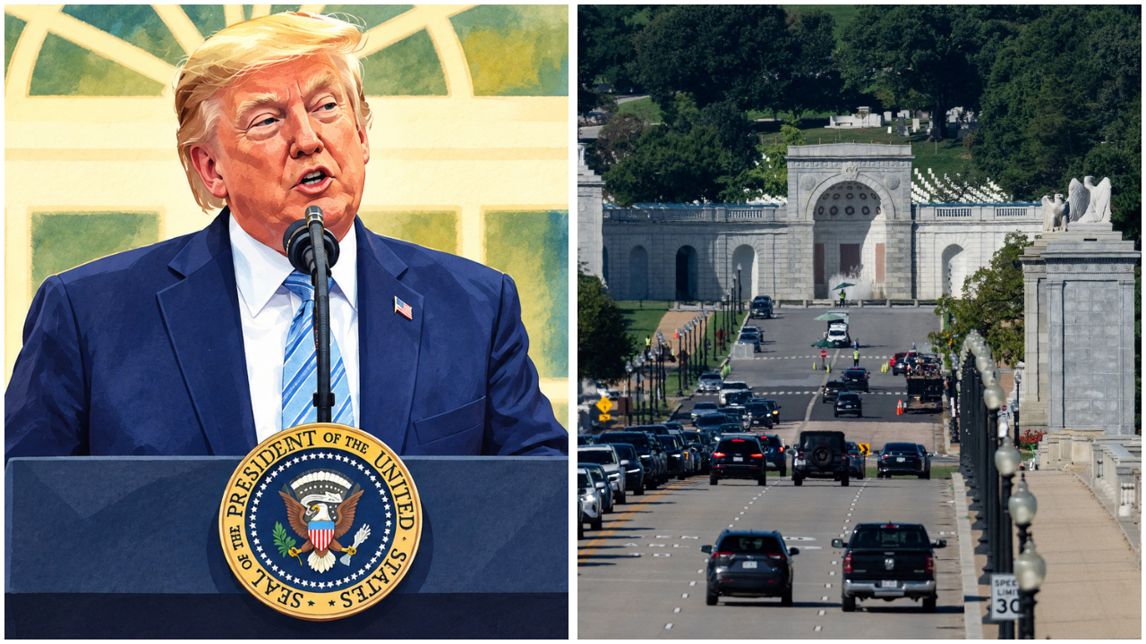 Trump Plan Transforms Washington Monument Arch Into Military Complex