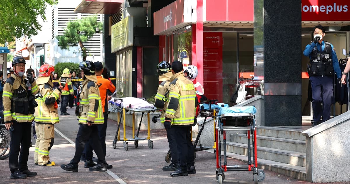 Lapan orang cedera dalam serangan bersenjata di pusat membeli belah Incheon