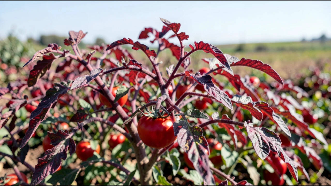 Smart tomatoes engineered to change colour when nitrogen depletes