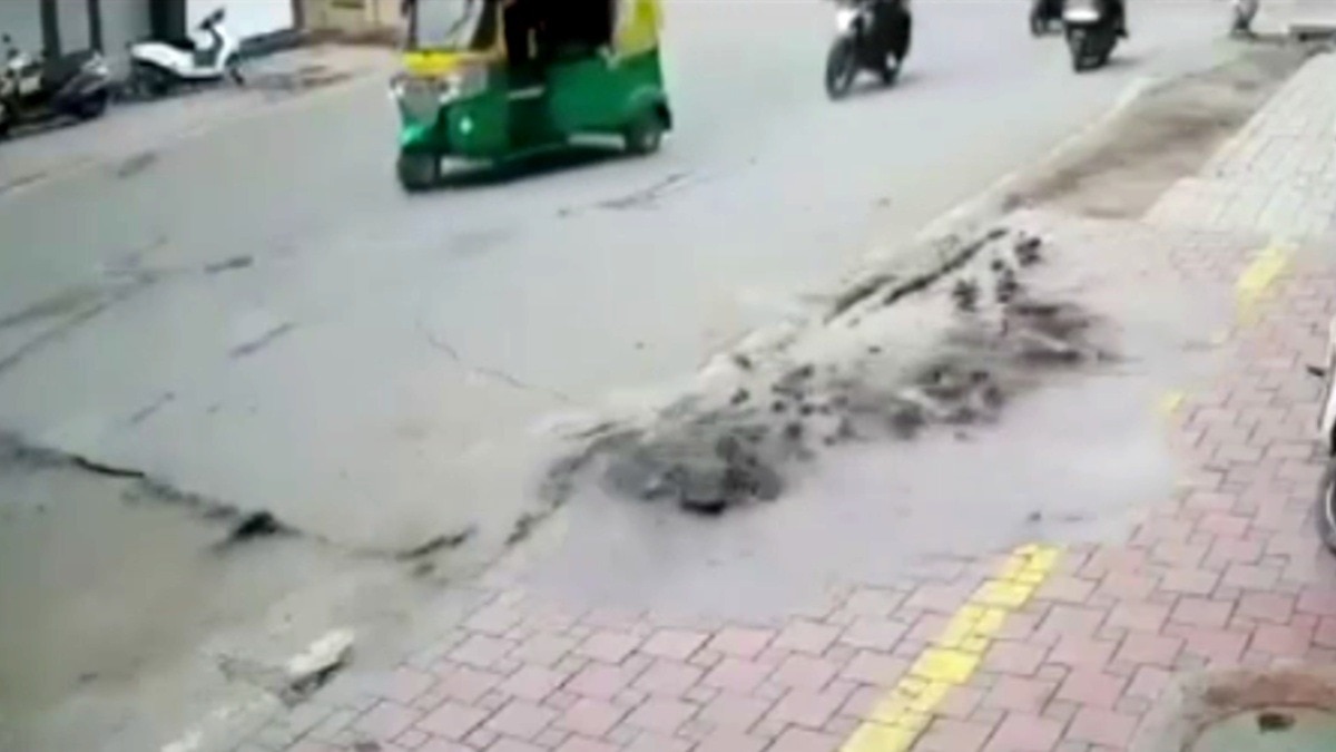 Quality Questions Raised After ₹40-Crore Indore Road Subsides