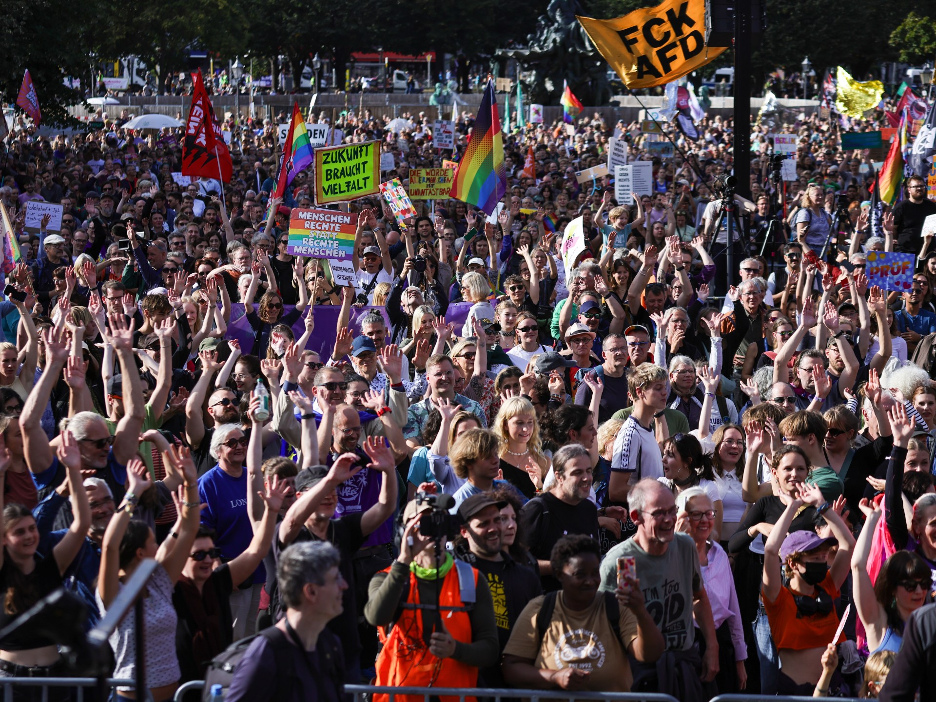 Massive protests sweep Germany against far-right AfD party