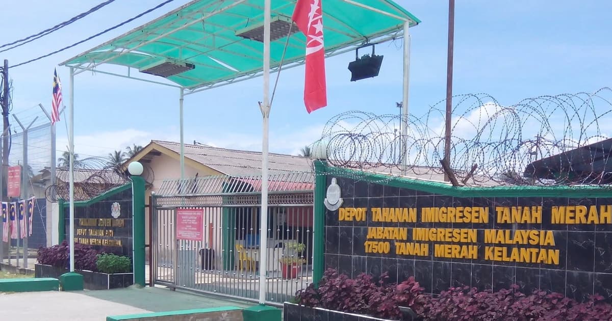Sepuluh pendatang melarikan diri dari Depot Imigresen Tanah Merah