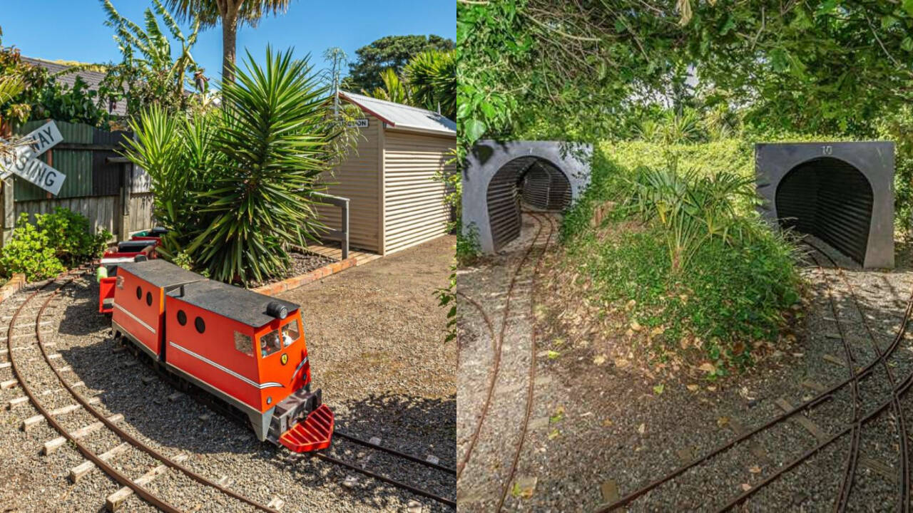 New Zealand hobbyist sells home featuring elaborate 370-metre miniature railway