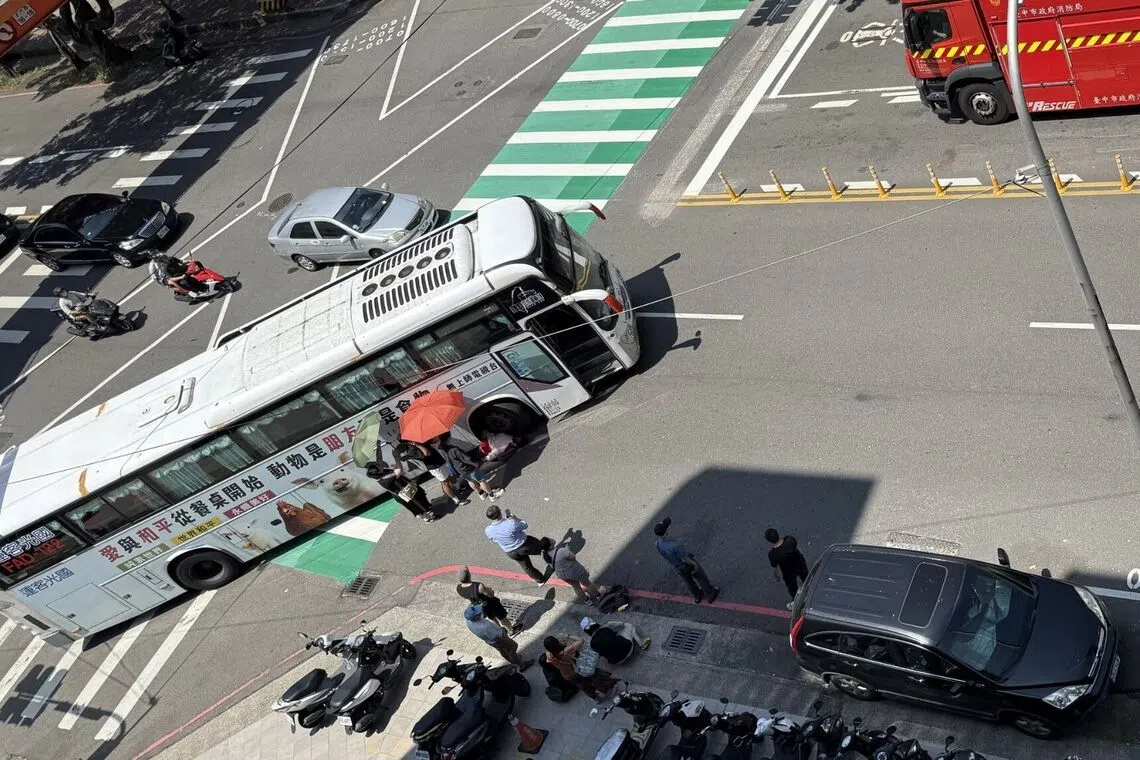 Singaporean woman revived after being struck by bus in Taiwan