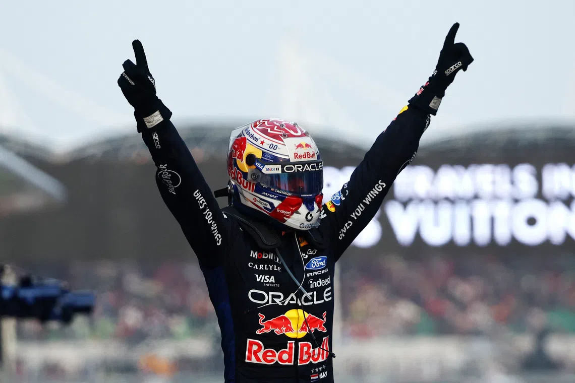 Verstappen claims maiden victory in rain-delayed Bahrain Grand Prix