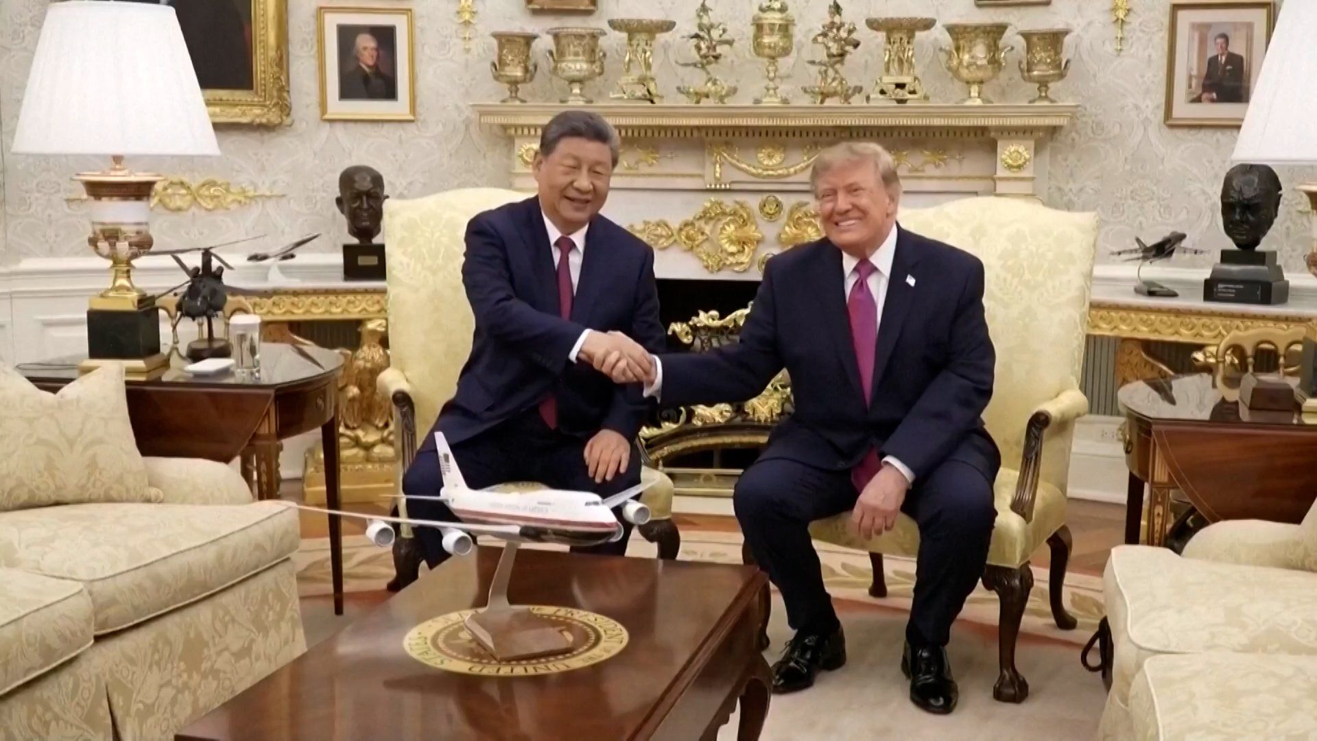 Trump and Xi meet at White House amid trade and geopolitical tensions