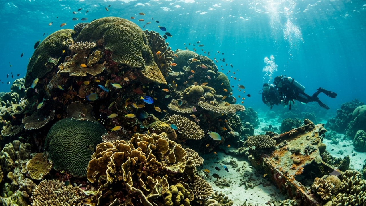 Resilient coral ecosystems flourish at former nuclear test site