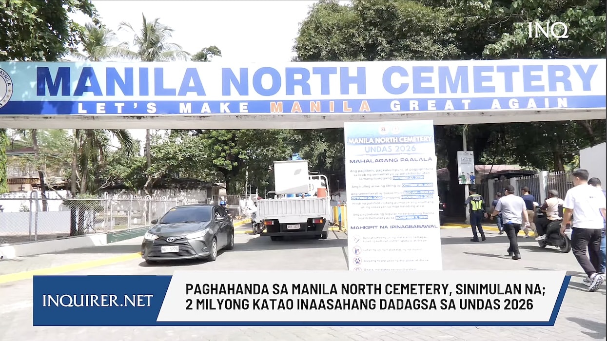 Manila North Cemetery gears up for massive Undas 2026 influx