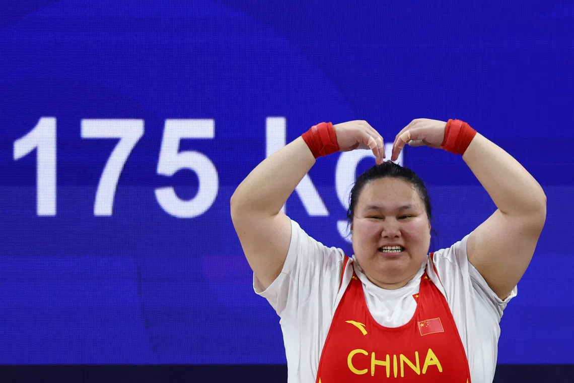 Weightlifter Li claims Asian Games gold in triumphant Nagoya performance
