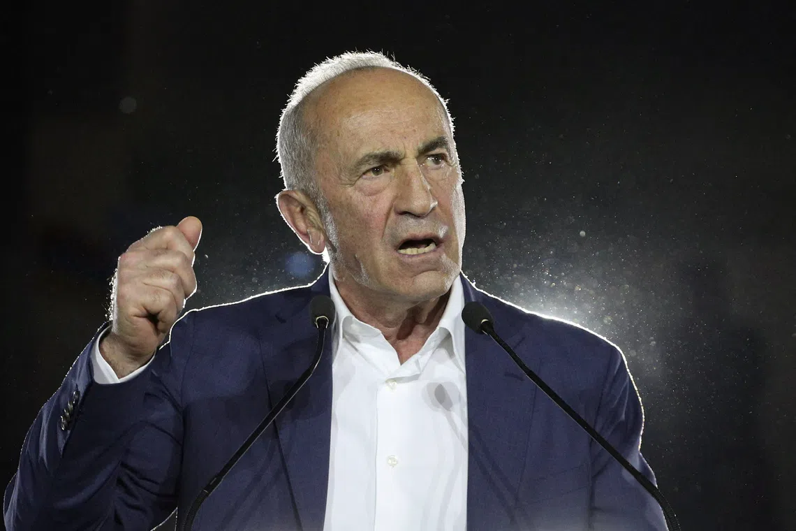 Armenia detains ex-president Kocharyan on corruption charges