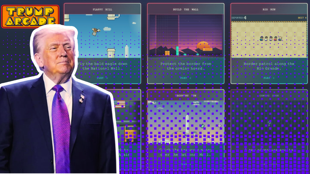 Trump administration uses online games to promote hardline immigration stance