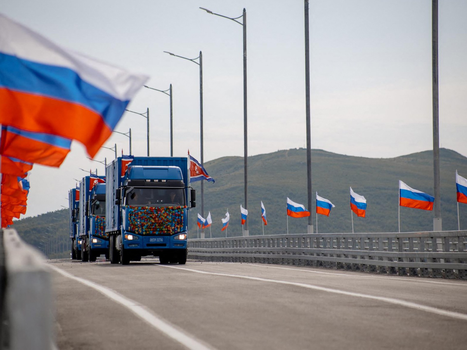 Russia, North Korea cement alliance with symbolic bridge project