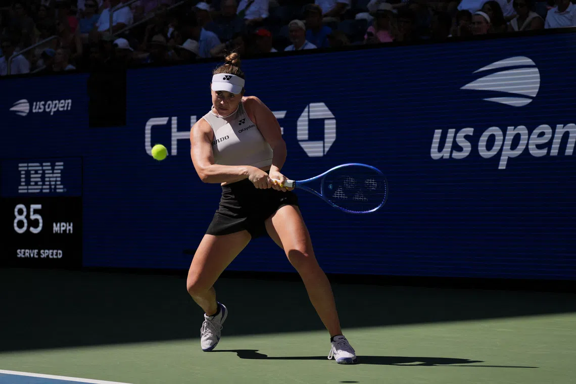 Noskova edges past Kostyuk to claim US Open quarter-final berth