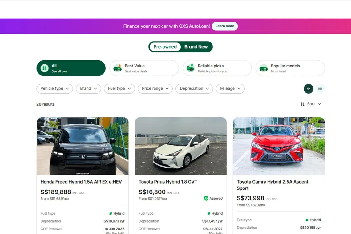 Grab expands into vehicle sales with new marketplace platform