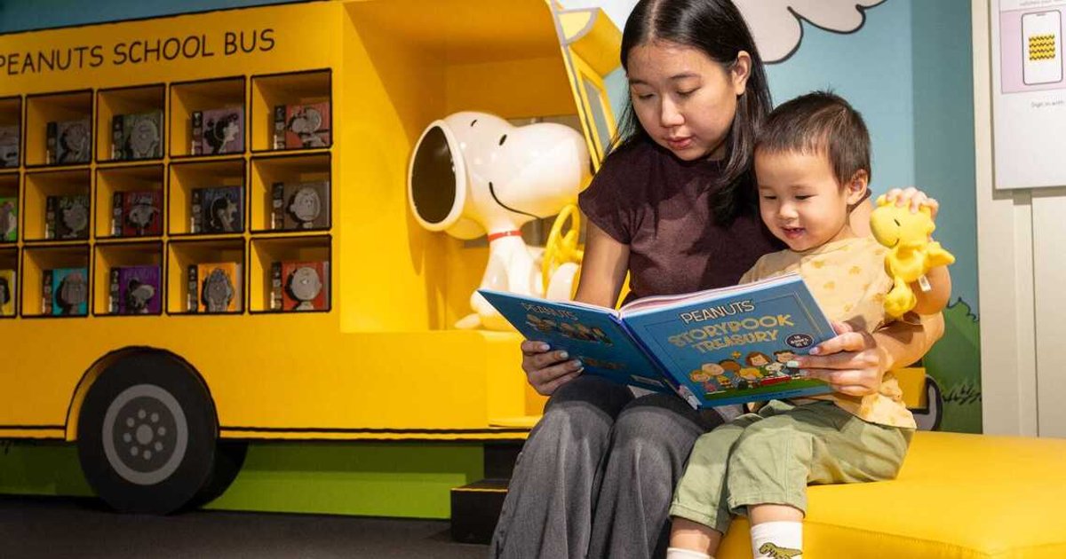 NLB opens Peanuts-themed pop-up library at Plaza Singapura