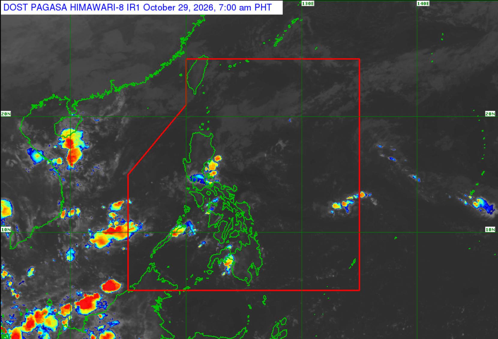Monsoon, shear line to drench parts of Luzon Thursday
