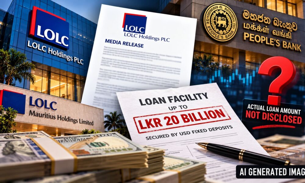 LOLC clarifies details of Rs. 20bn People's Bank loan facility