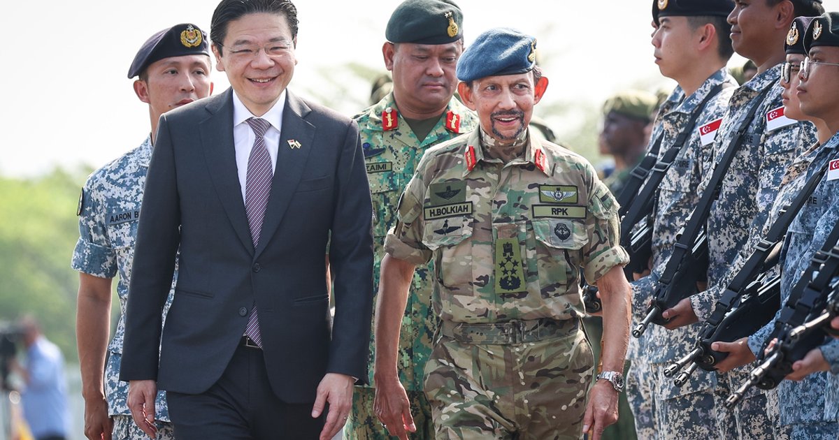 Singapore, Brunei celebrate half-century of defence partnership with joint military parade