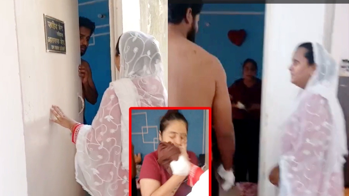 Lucknow panchayat secretary caught with another woman; wife's beating caught on video