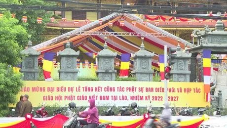 Chùa chiền Việt Nam thúc đẩy hợp tác với Lào