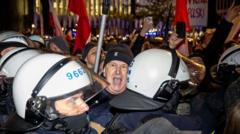 Poland deploys police as judicial authority struggle intensifies