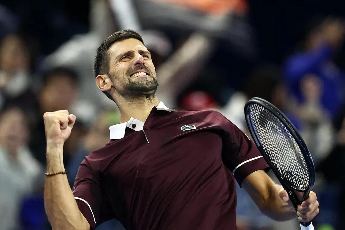 Djokovic edges past world No. 104 in tense China Open encounter