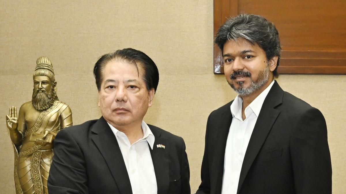 Japan's Chennai Consul-General meets Tamil star Vijay