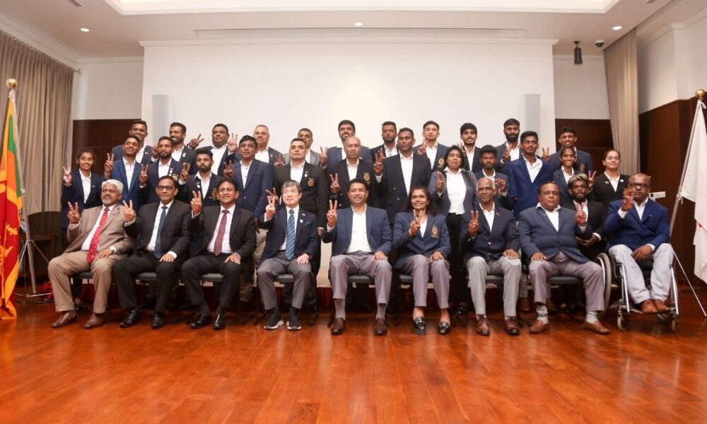 Sri Lanka sends off para athletes for 2026 Asian Games in Japan