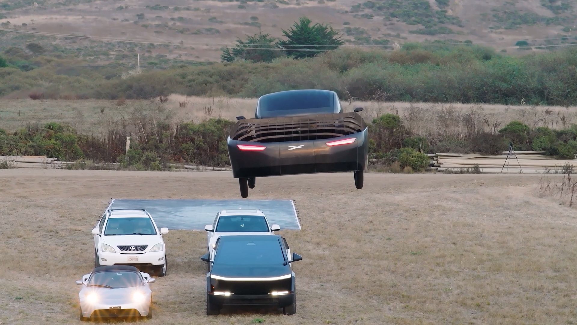 Flying car maker takes aim at Tesla with promotional video