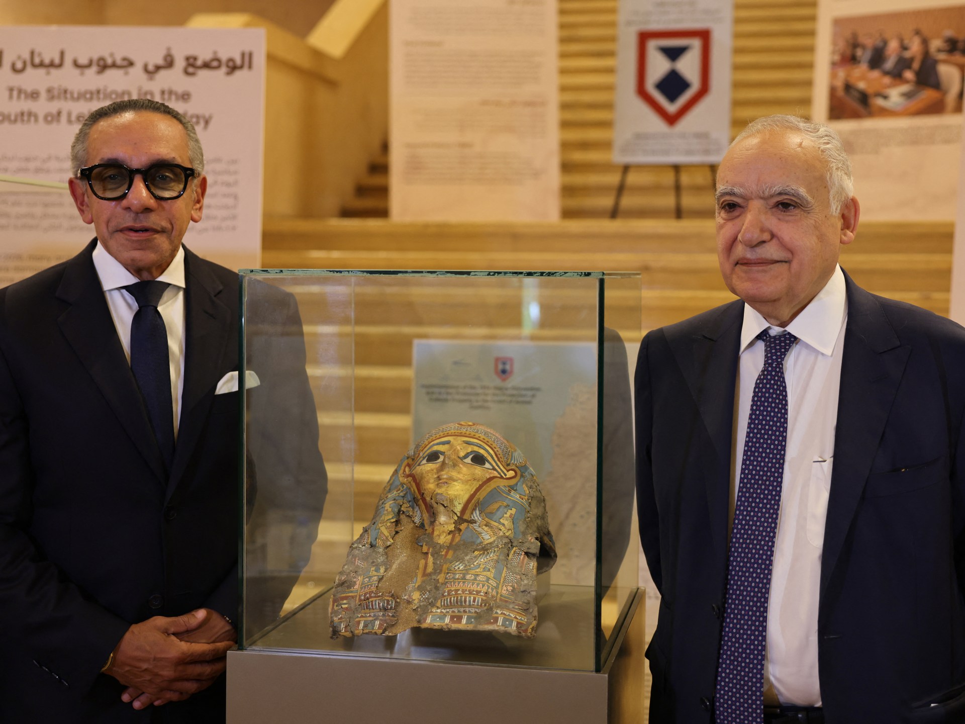 Lebanon returns 37 Egyptian antiquities smuggled out six years prior
