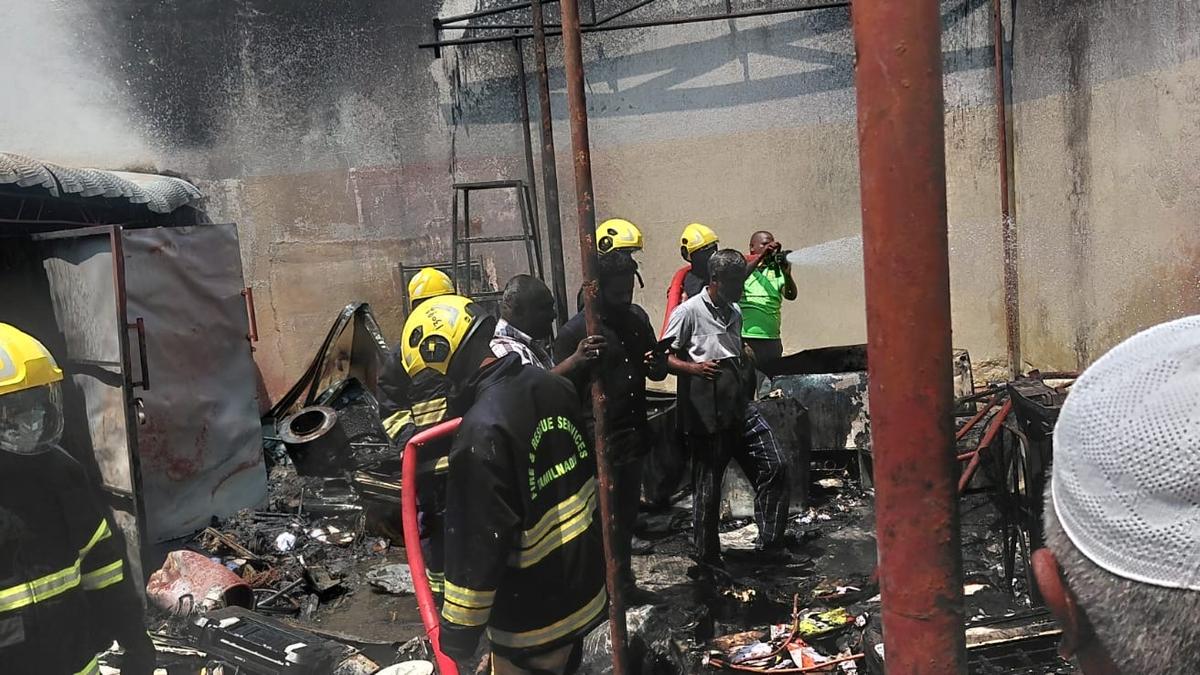Fire engulfs metal scrap facility; electrical fault suspected
