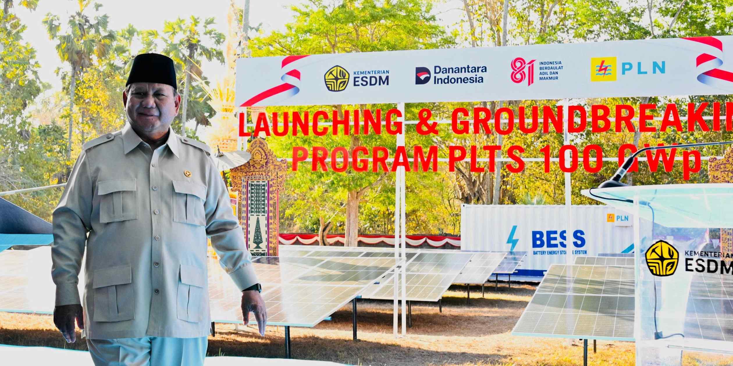 Indonesia unveils massive 100-gigawatt solar energy expansion plan
