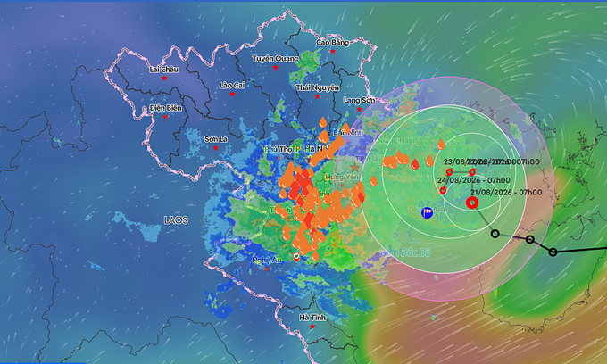 Tropical Depression Set to Intensify, Bringing Heavy Rains to Northern Vietnam