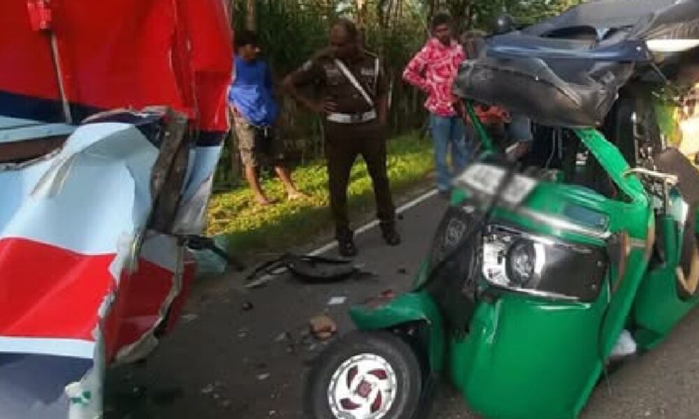 Elderly man dies in head-on collision in Monaragala district