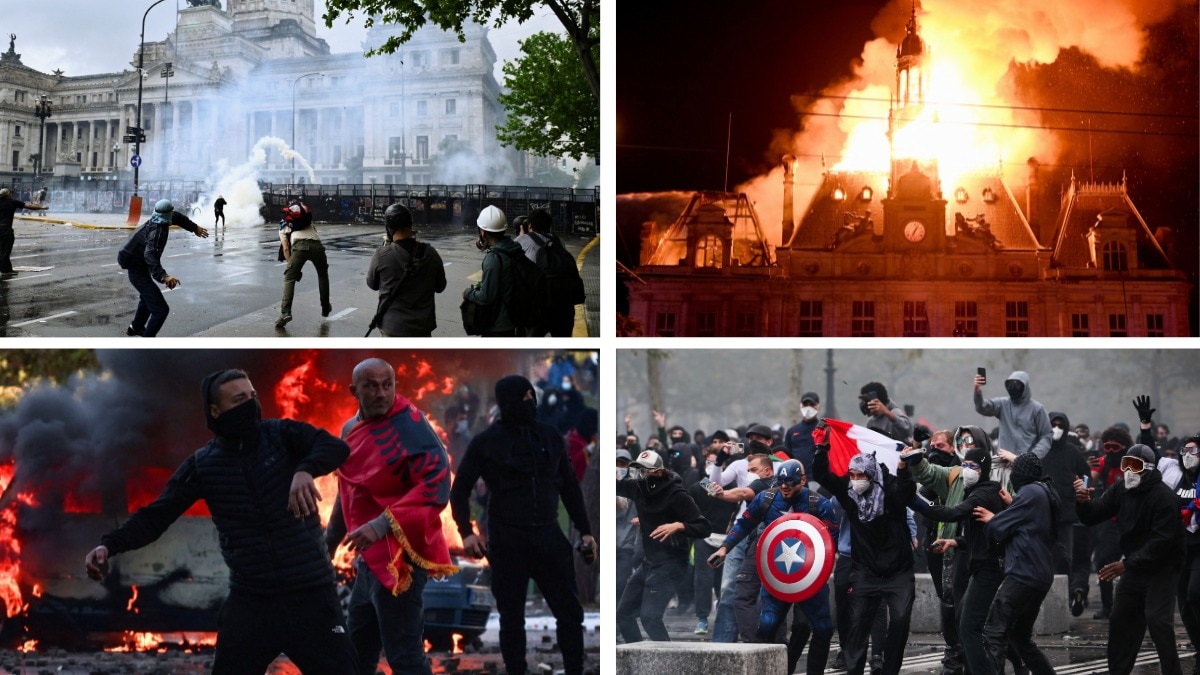 Global unrest: Eight nations gripped by mass protests over cost of living