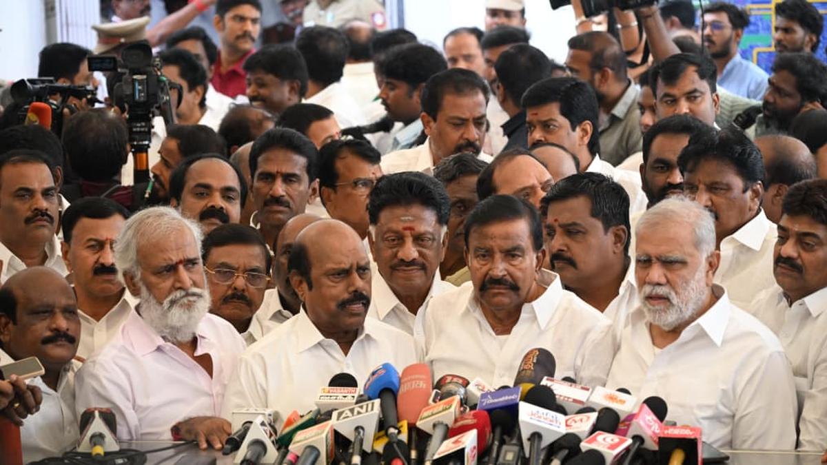 Tamil Nadu Assembly: DMK MLAs removed after sit-in over CM's controversial remarks
