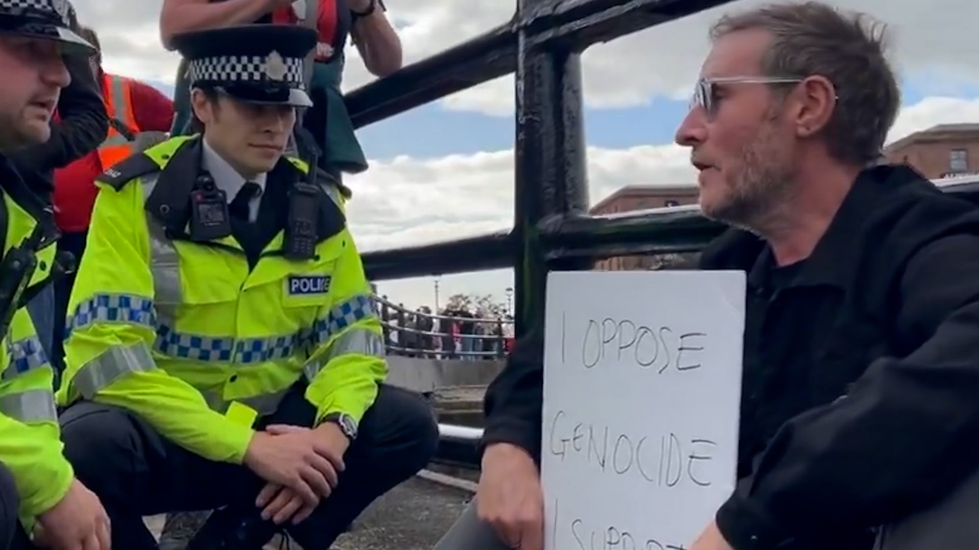Massive Attack frontman arrested at pro-Palestine demonstration in UK