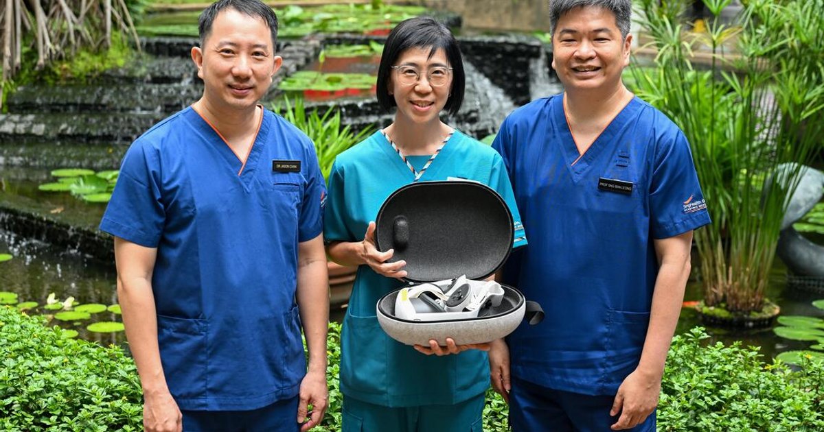 Virtual reality gardens ease surgical anxiety at KKH